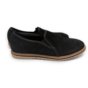 Wolverine Oslo Black Leather Suede Loafer Men's Slip On Shoes Size 9 Casual